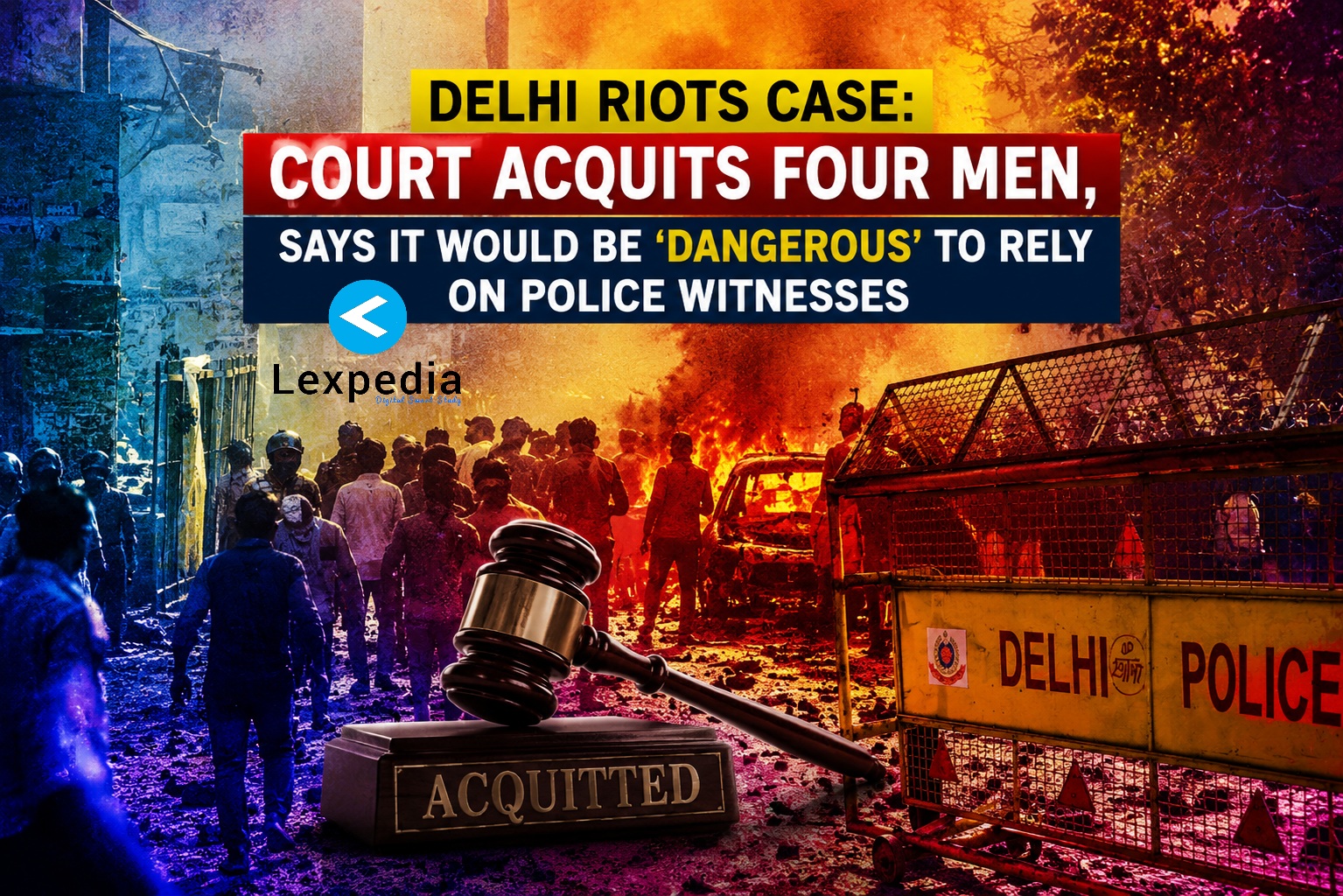 Delhi Riots Case: Court Acquits Four Men, Says It Would Be “Dangerous” To Convict Solely On Police Witnesses