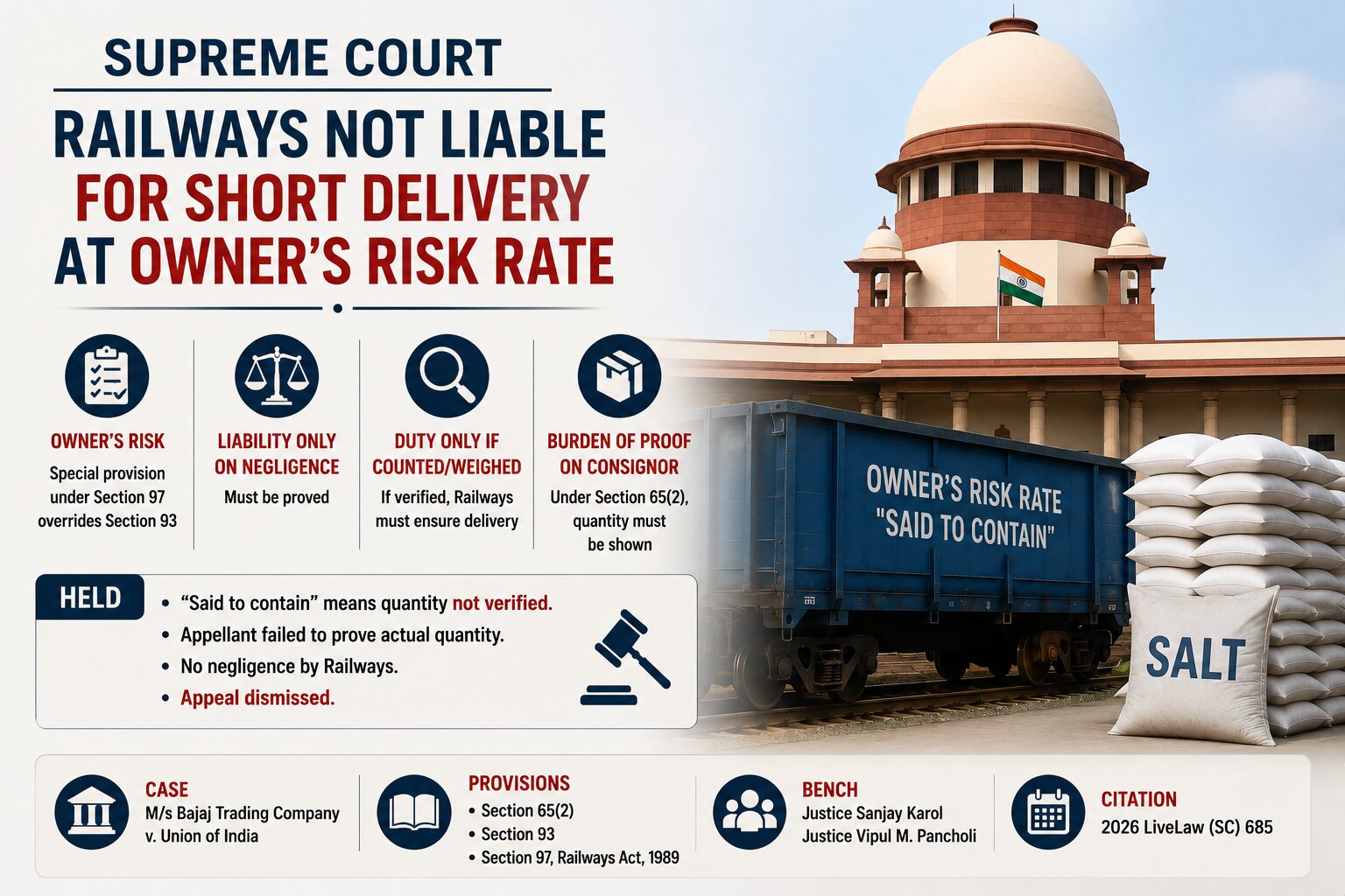 M/s Bajaj Trading Company v. Union of India, 2026
