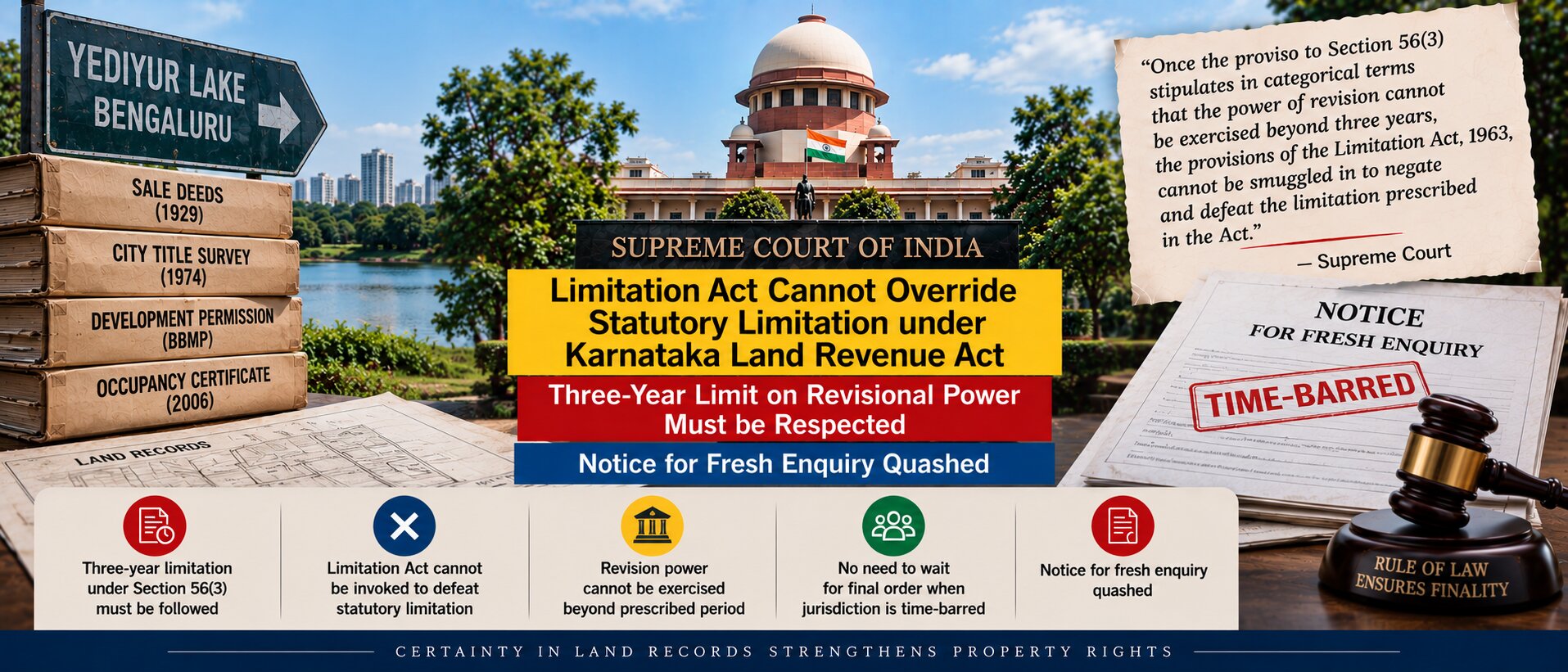 M.R.R. Setty (Dead), by LRs v. Government of Karnataka & Ors., 2026