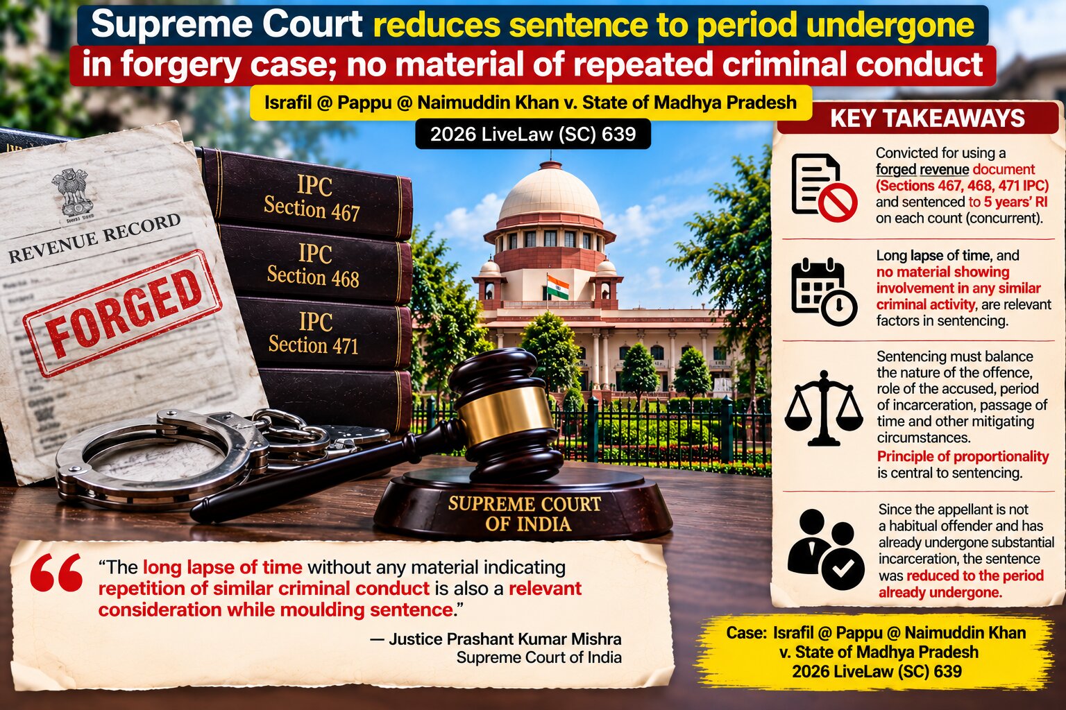 ISRAFIL @ PAPPU @ NAIMUDDIN KHAN v. STATE OF MADHYA PRADESH, 2026
