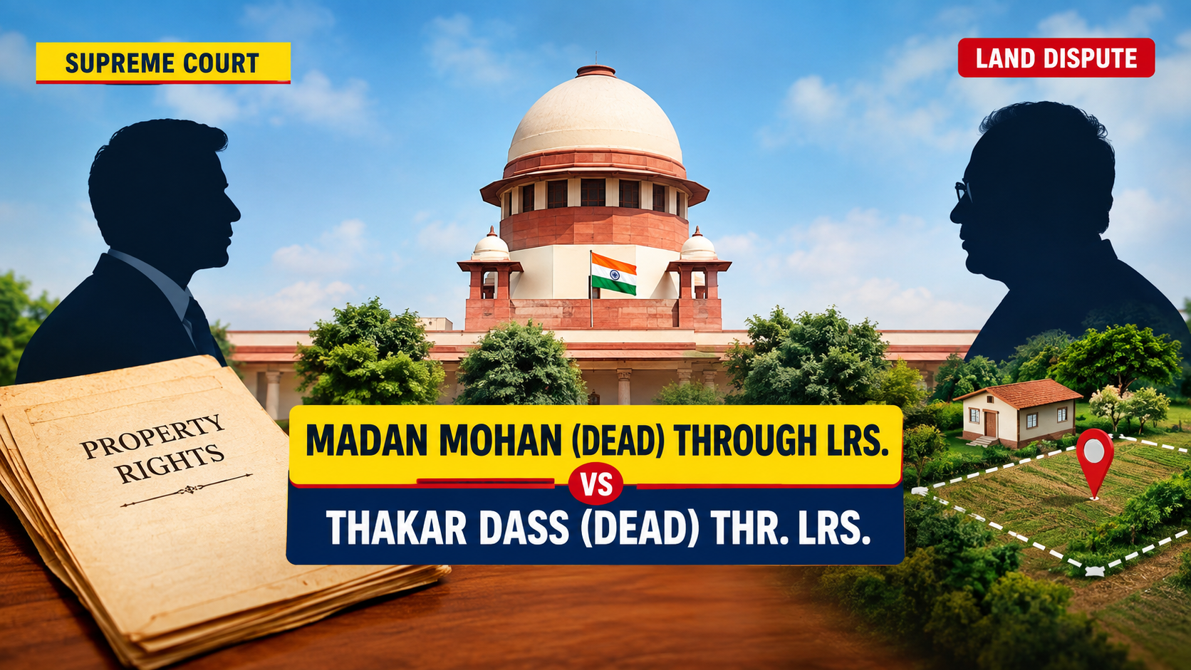 Madan Mohan (Dead) Through LRs. v. Thakar Dass (Dead) Thr. LRs., 2026